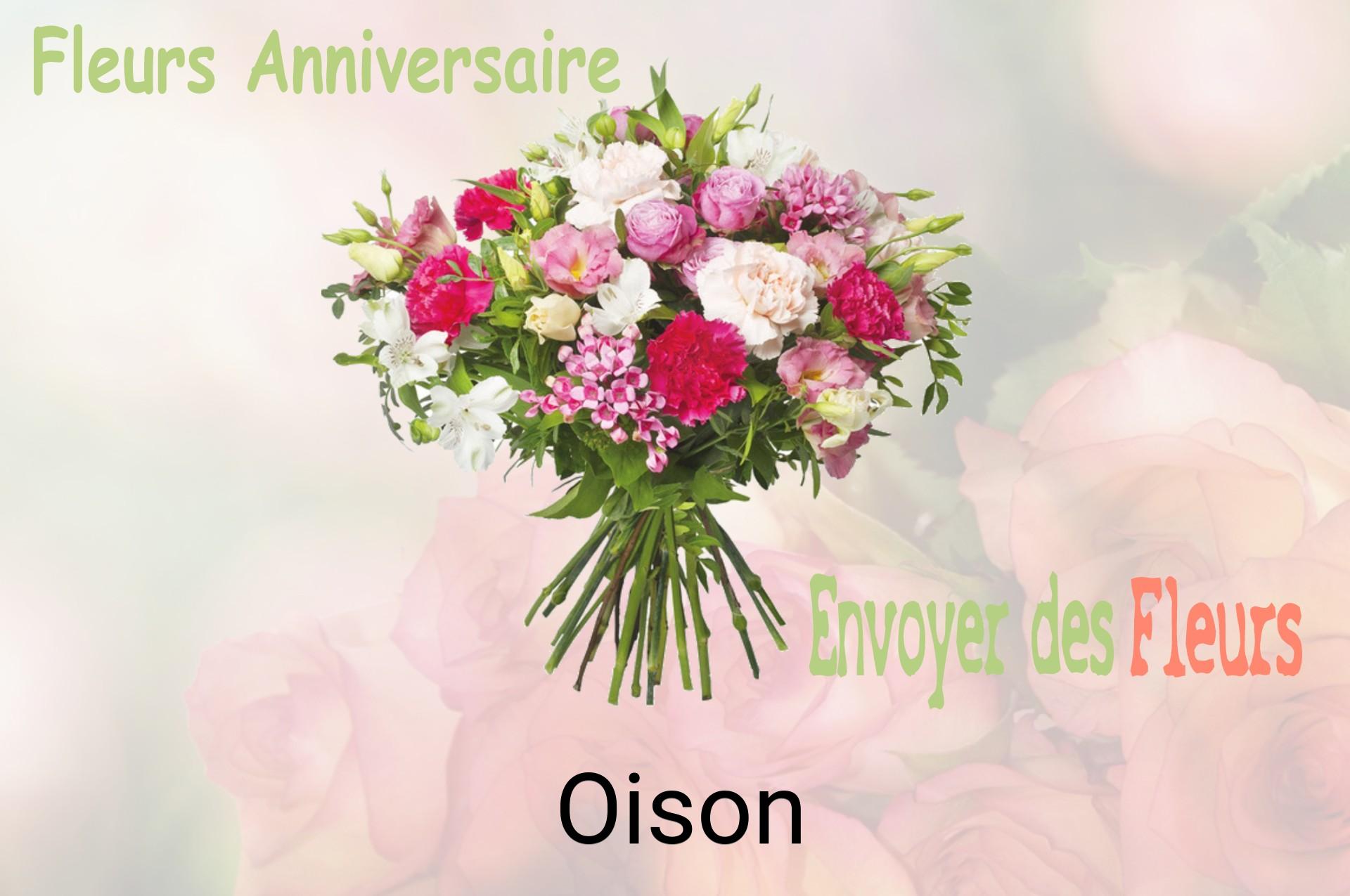 Bouquet de fleurs d’anniversaire livré à Oison