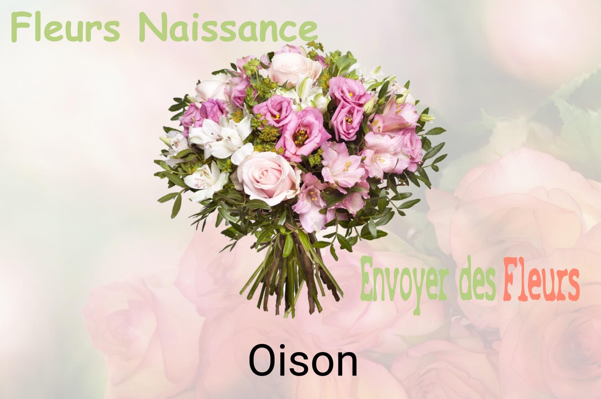 Bouquet de fleurs de naissance livré à Oison